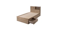 Fynn Twin Bed 12508 (Rustic Oak)